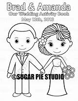 Coloring Wedding Printable Book Activity Pages Personalized Kids Etsy Favor Groom Choose Board Reception Template sketch template