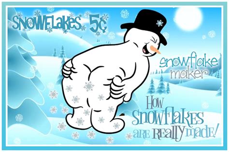 how snowflakes are really made snowman funny quote svg files etsy