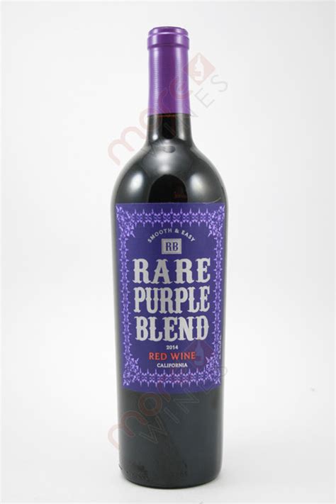 rb rare purple blend red wine ml morewines