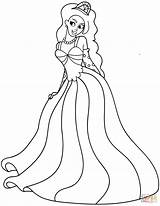 Coloring Princess Pages Printable sketch template
