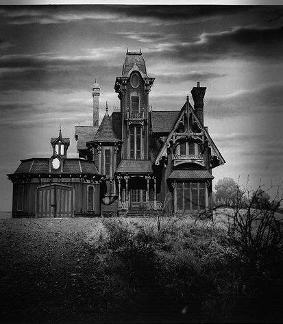 haunted manor  black white abandoned houses creepy houses