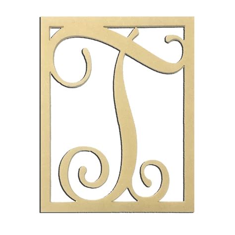 14 T Monogram Capital Letter Unfinished Diy Wood Craft To Sell Ready