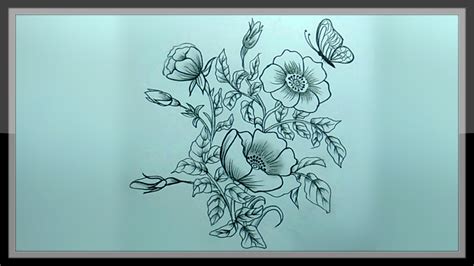 top    beautiful flower pencil sketch super hot seveneduvn