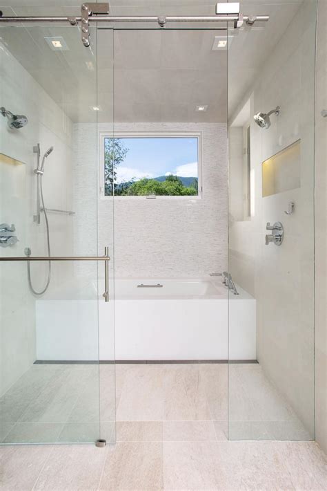 bathroom design trend no threshold showers hgtv