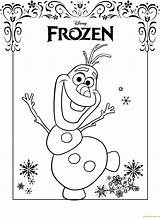 Frozen Pages Olaf Coloring Color Print Online Friendly sketch template