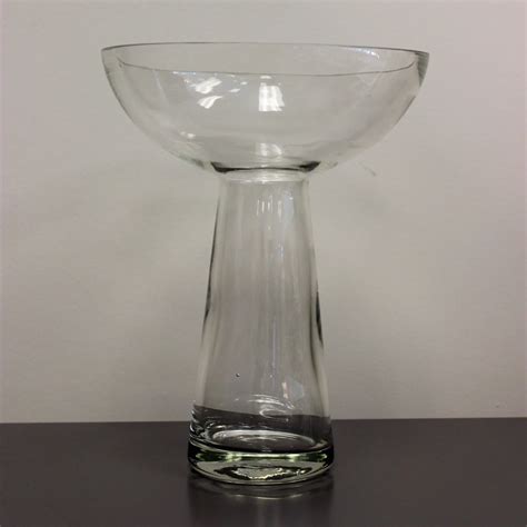 Pedestal Vase Clear Glass Select A Size Grand Event Rentals