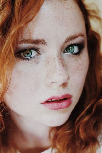 stunning green eyed freckled ginger beauty portrait pinterest beautiful galaxies and