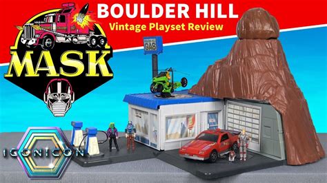 M A S K Boulder Hill Play Set Review By Kenner Toys Youtube
