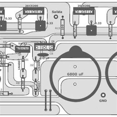 watt  volt amplifier schematic pcb layout design circuito eletronico eletronica