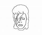 Bowie David Coloring Pages sketch template