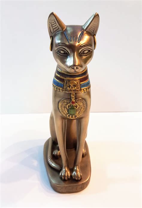 Egyptian Kemetic Bast Bastet Cat Goddess Statue Store Nicholas 44268