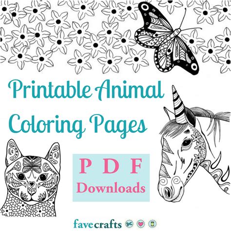 simple animal coloring pages  adults