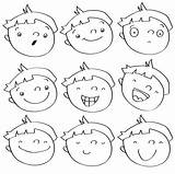 Emotions Faces Feelings Drawing Worksheet Children Chart Recognize Worksheets Face Teaching Expressions Feeling Printable Getdrawings Kid Worksheeto Identify Learning Parts sketch template