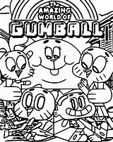 Gumball Wecoloringpage Watterson sketch template