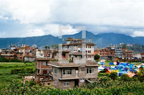 kathmandu houses  tents photo lightstock