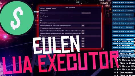 Eulen Cheats Lua Executor Working ⚡making Money Esp Aimbot Menu