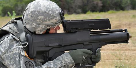 the army s new xm25 precision grenade launcher with video