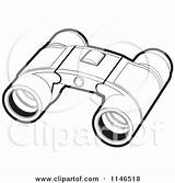 Binoculars Pair Illustration Clipart Royalty Lal Perera Vector 2021 sketch template
