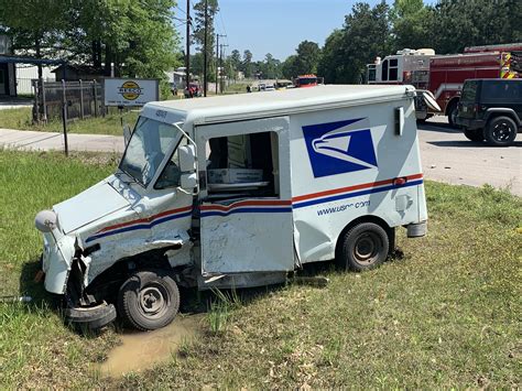 Mail Truck Crash On Fm 3083 Montgomery County Police