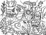 Coloring Hawaii Pages Hawaiian Tiki Luau Drawing Kids Usa Adult Islands Color Sheets Hut Printable Getdrawings Colorings Getcolorings Fun Print sketch template