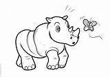 Nashorn Ausmalbilder Rinocerontes Rhinozeros Ausmalbild Animales Varityskuvia Tulosta sketch template