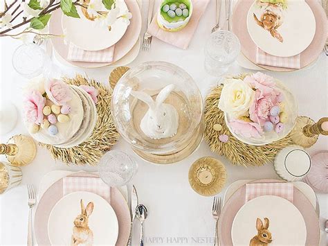 setting  simple easter table easy decorating ideas