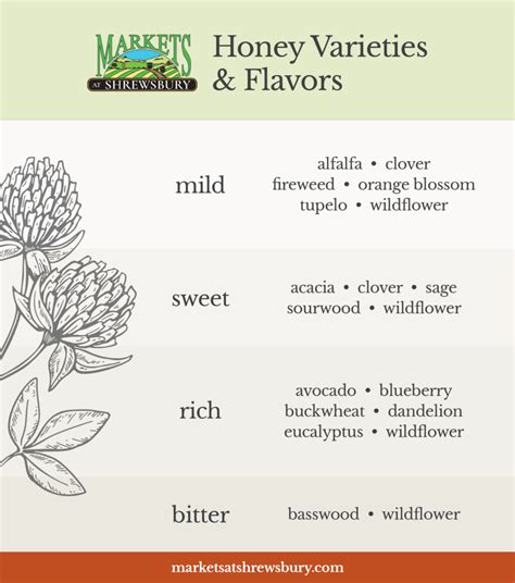 guide  honey varieties  honey  baked goods