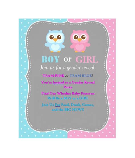 free printable gender reveal invitations business mentor