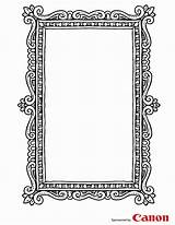 Frame Printable Coloring Templates Frames Pages 4x6 Kids Print Borders Craft Template Portrait Choose Colouring Sheknows Hours Printables Letter Crafts sketch template