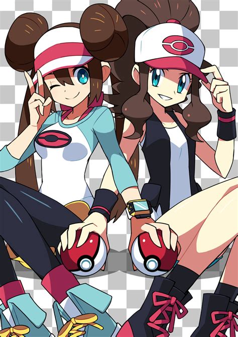 Touko And Mei Pokemon Mew Pokémon Heroes Pokemon Waifu
