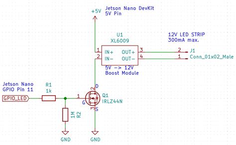 schematic design gpio output nvidia jetson nano gb devkit   trumany jetson nano