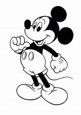 Mickey Mouse Coloring Pages Pointing Outline Clubhouse Clipart Finger Cartoon Clip Cliparts Cake Face Kids Library Smart Meet Print Body sketch template