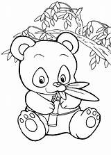 Panda Coloring Pandas Preschool Fofo Colorare Coloriages Dessins Disegni Justcolor Colorironline Bambini sketch template