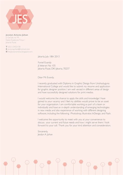 graphic designer cover letter cover letter design graphic design