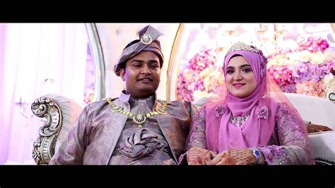 malaysian indian muslim wedding cinematic highlights by photocentre h p 0128281018 youtube