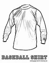 Coloring Jersey Soccer Baseball Pages Printable Template Popular Uniform Coloringhome sketch template
