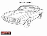 Pontiac Gto Coloring 1967 Pages Template sketch template
