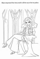 Coloring Pages Disney Reine Des Neiges Frozen Elsa Coloriage La Castle Choose Board sketch template