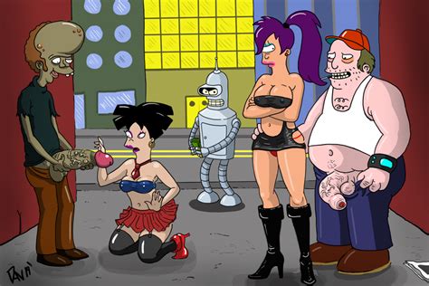 Bender Futurama Pimp Cartoon Hookers Tag Big Cock