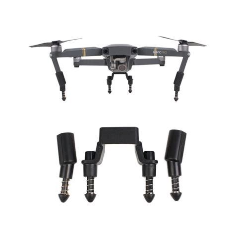 wewoo holder drone noir pour mavic pro atterrisseur stabilisateur hauteur extender