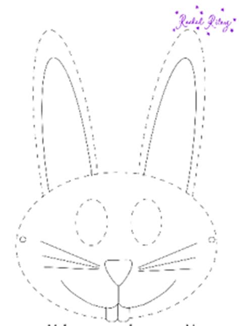 printable easter bunny mask printables  mom