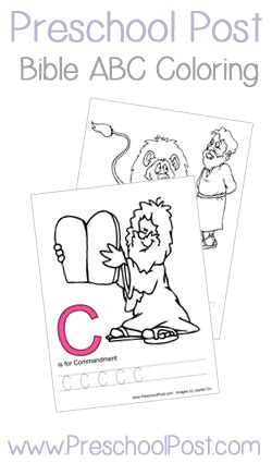 abc bible coloring pages