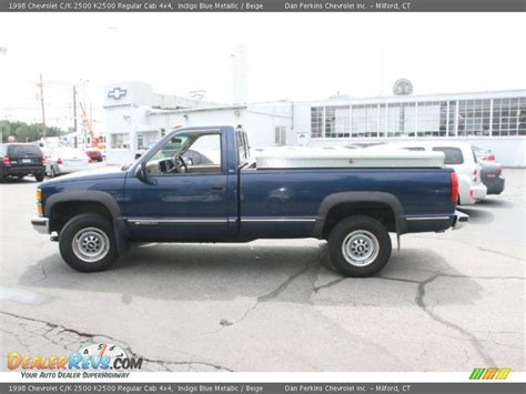 chevrolet ck   regular cab  indigo blue metallic beige photo  dealerrevscom