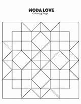 Patchwork Woodberry Squares sketch template