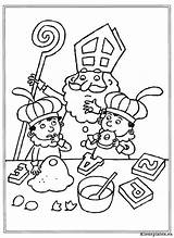 Sinterklaas Pieten Kinder Sint Jarig Animaatjes Vriend Downloaden Uitprinten Meer Kleuterklas sketch template