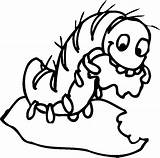 Caterpillar Printable Coloring Template Pages Kids Popular sketch template