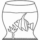 Fish Tank Coloring Learn Life Netart sketch template