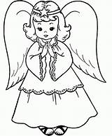 Anges Engel Getcolorings Azcoloring sketch template