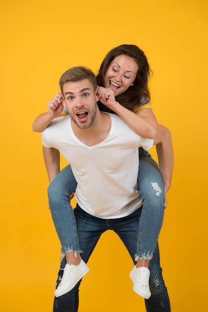 Premium Photo Going Crazy Together Woman And Handsome Man Crazy Mood