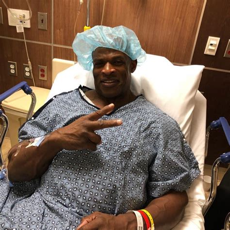 ronnie coleman heads in for corrective surgery today